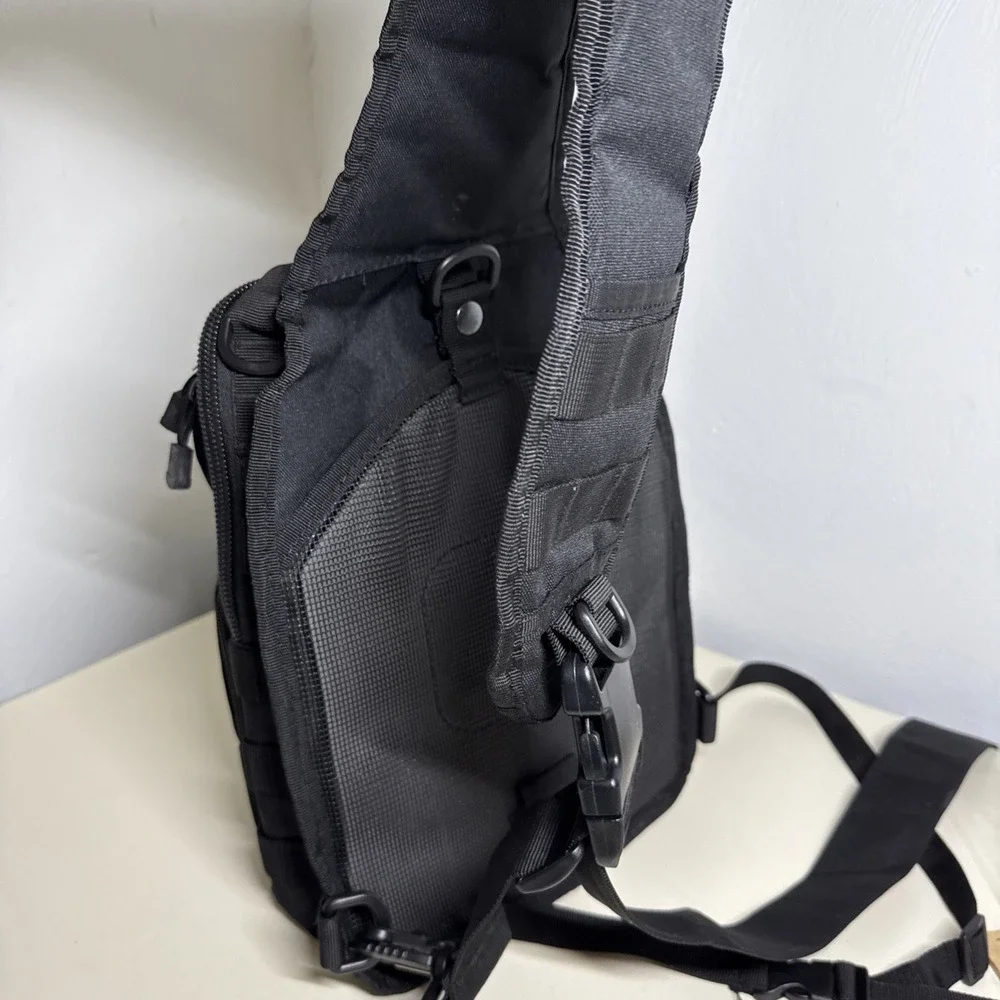 Tactical Sling Bag Backpack Military Shoulder Sling Pack Molle EDC Crossbody Bag